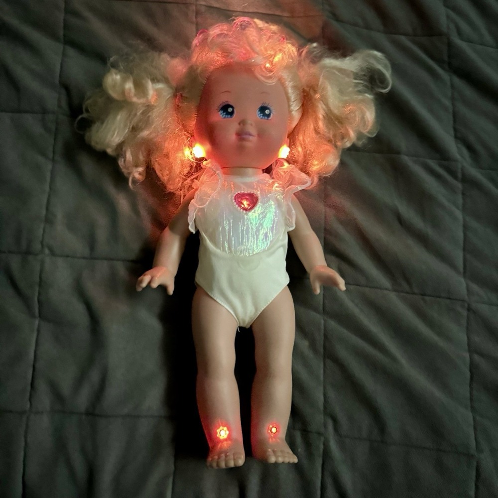 Vintage STARBRITE PJ Sparkles Light Up Doll Works - Picture 3 of 16